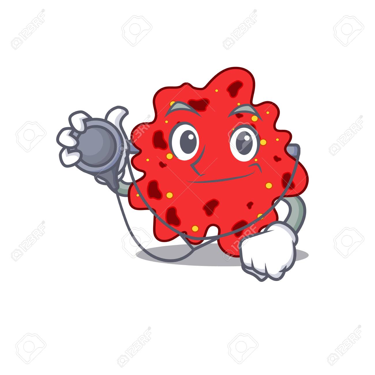 145470206-streptococcus-pneumoniae-in-doctor-cartoon-character-with-tools-illustration