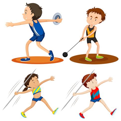 vector-people-doing-track-and-field-sports